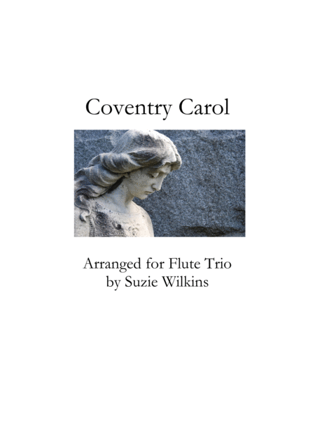 Coventry Carol For Flute Trio Sheet Music