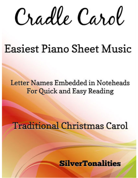 Cradle Carol Easiest Piano Sheet Music Sheet Music