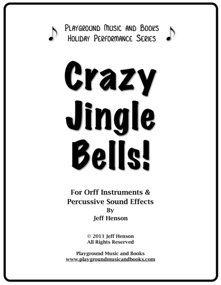 Free Sheet Music Crazy Jingle Bells