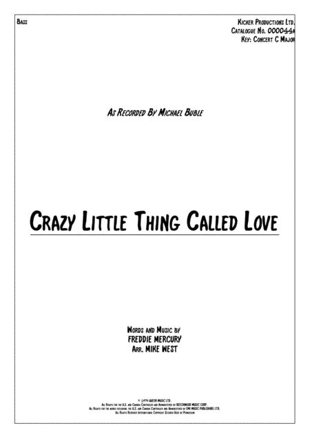 Crazy Little Thing Called Love Bass Sheet Music