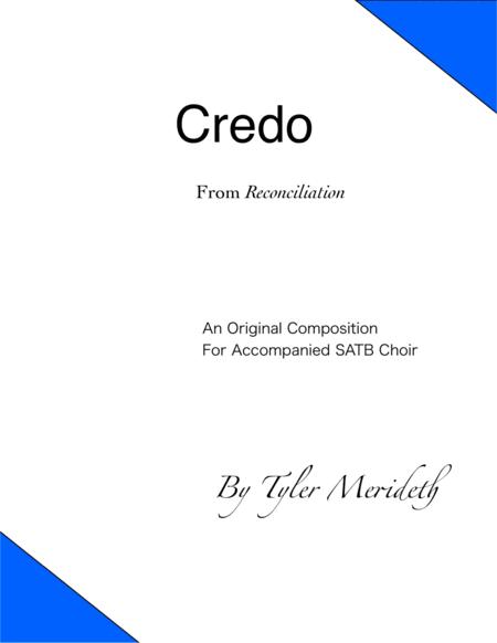 Credo From Reconciliation Sheet Music