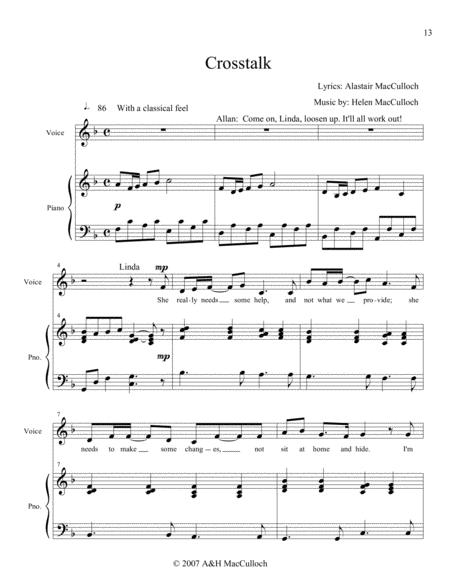 Free Sheet Music Crosstalk