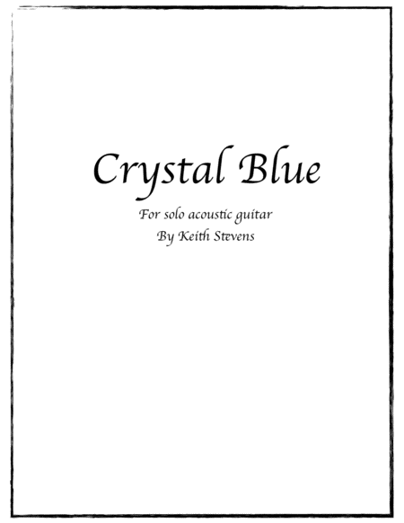 Crystal Blue Sheet Music