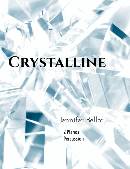 Crystalline 2017 2 Pianos And 2 Percussion Conductor Score Sheet Music