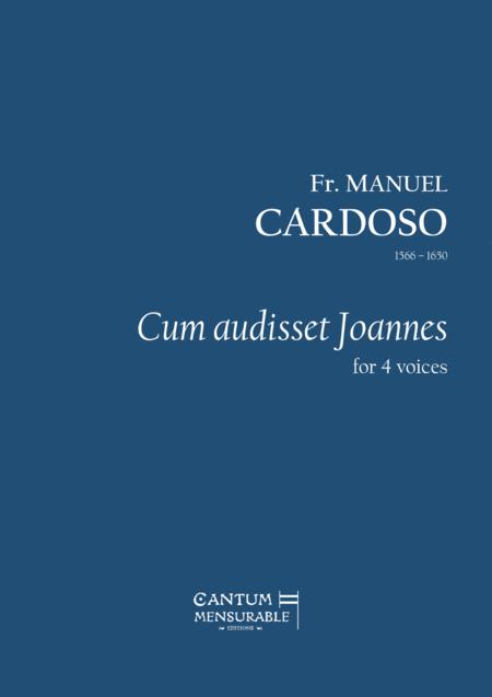 Free Sheet Music Cum Audisset Joannes