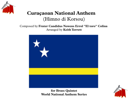 Free Sheet Music Curaao National Anthem For Brass Quintet