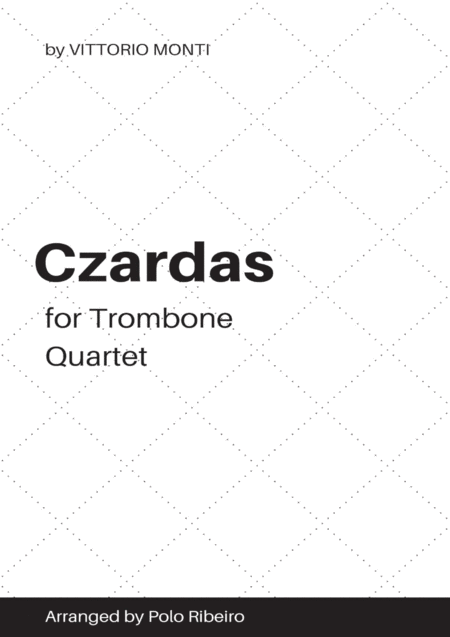 Czardas For Trombone Quartet Sheet Music