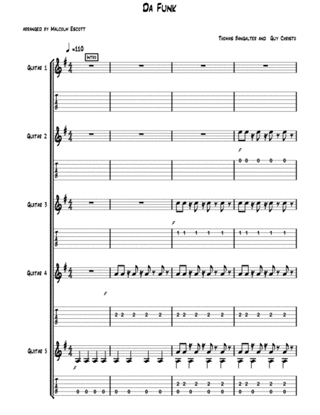 Da Funk Sheet Music