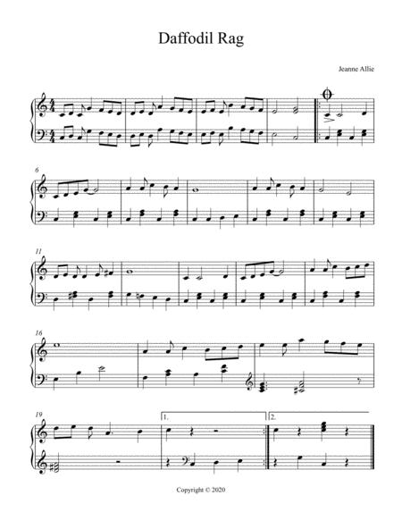 Daffodil Rag Sheet Music