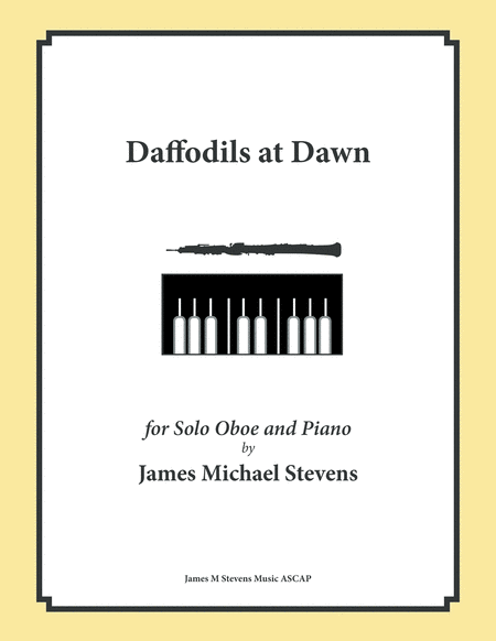 Daffodils At Dawn Oboe Piano Sheet Music