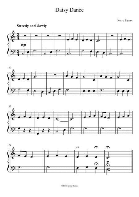 Daisy Dance Sheet Music