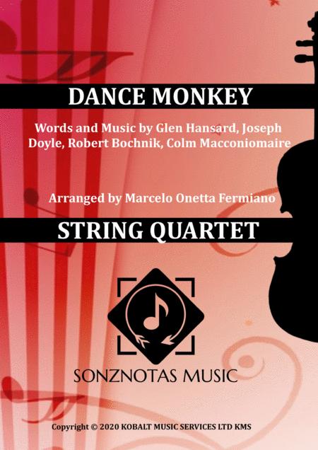 Dance Monkey Sheet Music For String Quartet Score And Parts Sheet Music