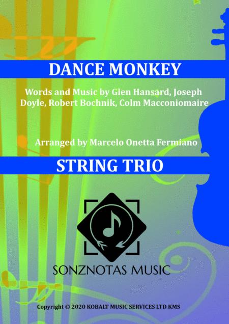Free Sheet Music Dance Monkey Sheet Music For String Trio Score And Parts