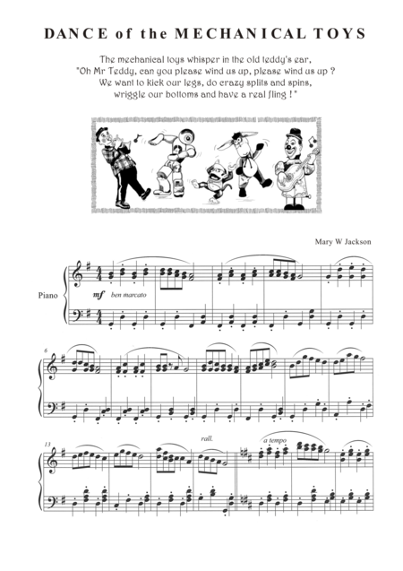 Free Sheet Music Dance Of The Mechanical Toys