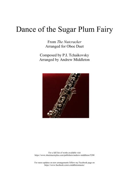 Dance Of The Sugar Plum Fairy Arranged For Oboe Duet Sheet Music