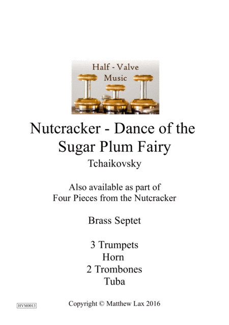 Dance Of The Sugar Plum Fairy Brass Septet Sheet Music