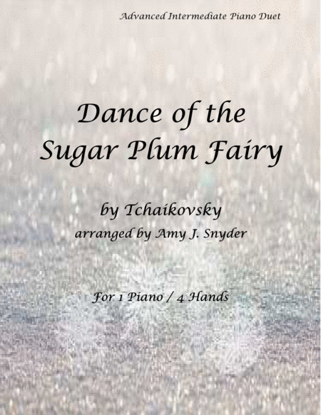 Dance Of The Sugar Plum Fairy Piano Duet 2 Sheet Music