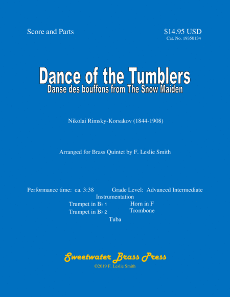 Free Sheet Music Dance Of The Tumblers Dance Of The Clowns