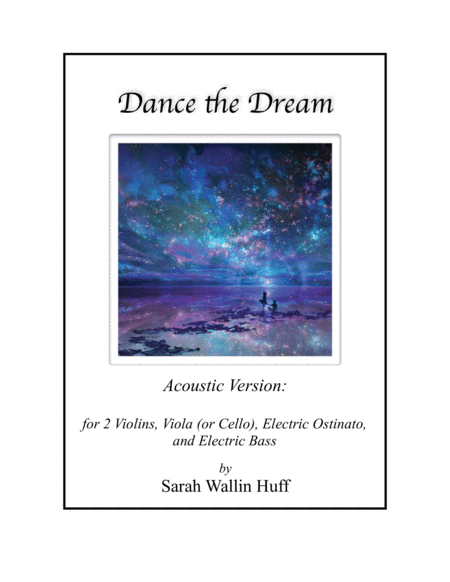 Dance The Dream Acoustic Version Sheet Music
