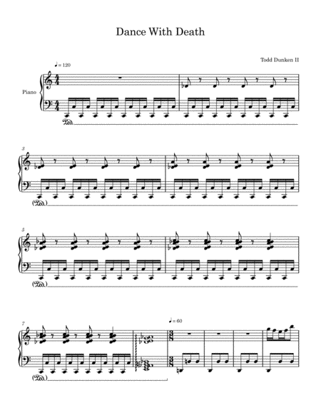 Dance With Death Sheet Music