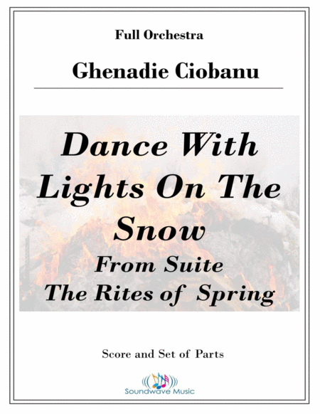 Free Sheet Music Dance With Lights On The Snow