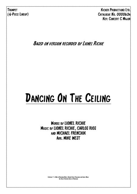 Dancing On The Ceiling 4 Piece Brass Section Sheet Music