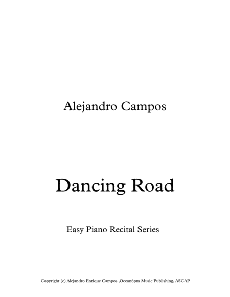 Dancing Road Sheet Music