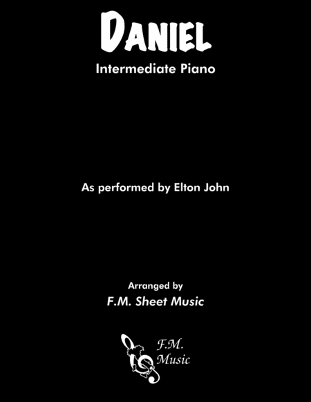 Free Sheet Music Daniel Intermediate Piano