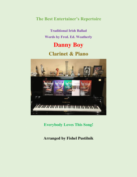 Free Sheet Music Danny Boy Piano Background For Clarinet And Piano