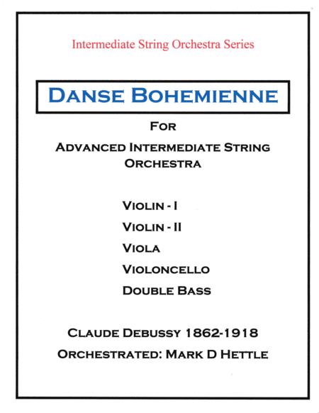 Danse Bohemienne Sheet Music