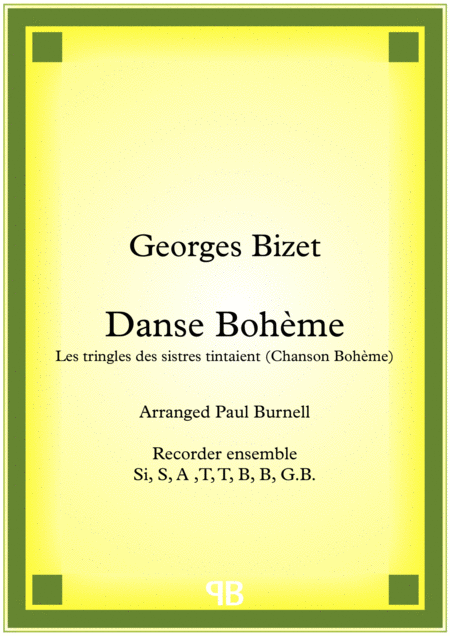 Danse Bohme Sheet Music