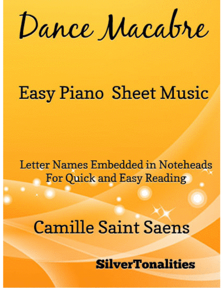 Danse Macabre Easy Piano Sheet Music Sheet Music