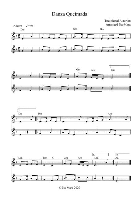 Danza Queimada Sheet Music