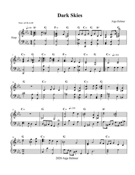 Dark Skies Sheet Music