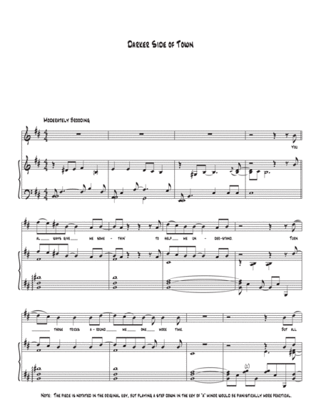 Darker Side Of Town Sheet Music