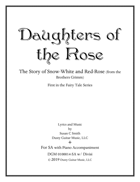 Free Sheet Music Daughters Of The Rose