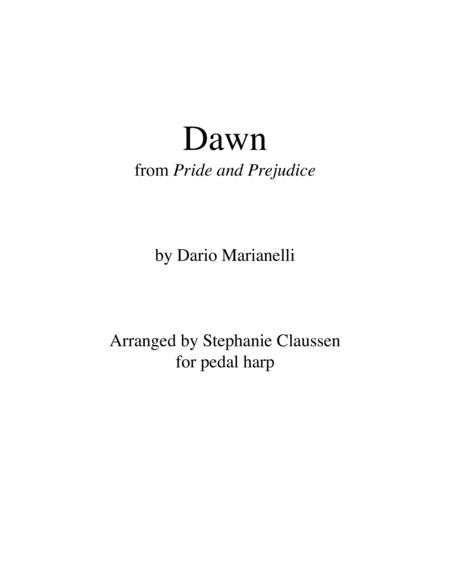 Dawn From Pride And Prejudice Sheet Music