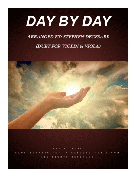 Free Sheet Music Day By Day Duet For Violin And Viola