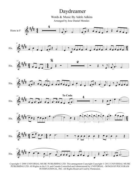 Daydreamer For Horn In F Sheet Music