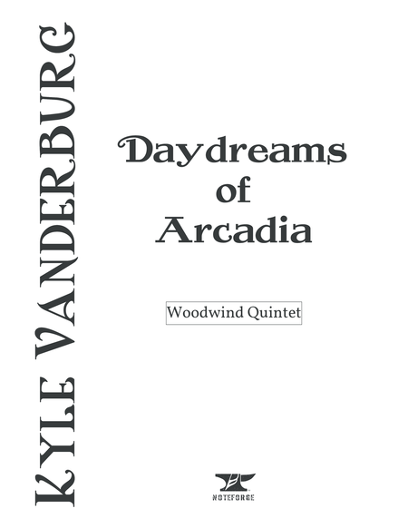 Daydreams Of Arcadia Sheet Music