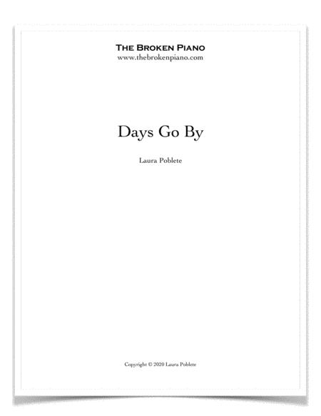 Days Go By Sheet Music