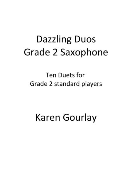 Free Sheet Music Dazzling Duos Grade 2 Saxophone