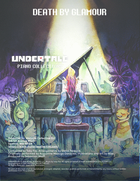 Death By Glamour Undertale Piano Collections Sheet Music