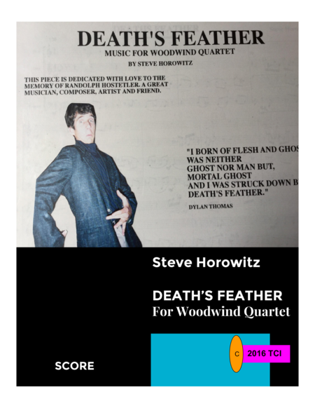 Free Sheet Music Deaths Feather For Randolph Hostetler