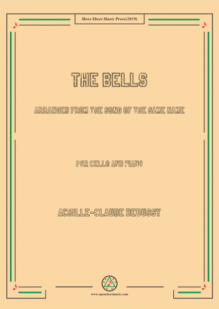 Debussy The Bells For Cello And Piano Sheet Music