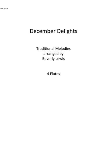 Free Sheet Music December Delights