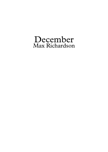 Free Sheet Music December