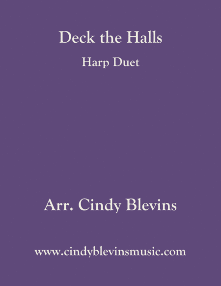 Deck The Halls Arranged For Harp Duet Sheet Music