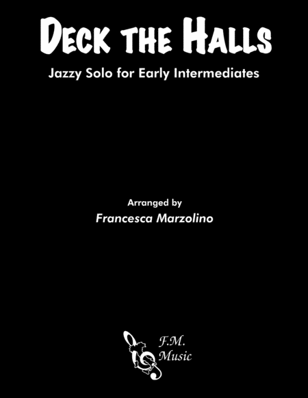 Deck The Halls Easy Jazz Piano Solo Sheet Music