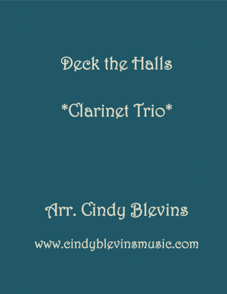 Deck The Halls For Clarinet Trio Sheet Music